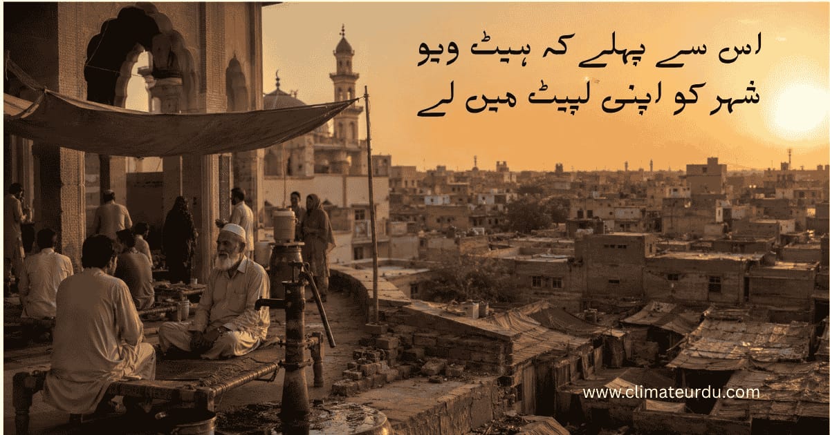 ہیٹ ویو کے خطرے کا نقشہ بنانا